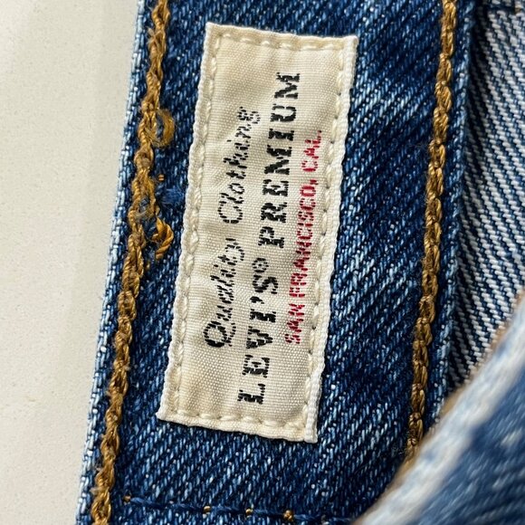 Levis Premium Denim Women's jeans Size 30 X 31 Straigh leg Midwaist - Picture 5 of 7
